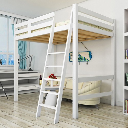 Ikea stora white wooden loft - ikea,