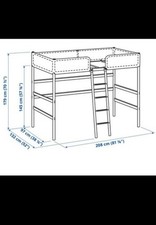 Ikea Tuffing Metal Loft Bed