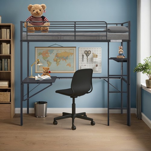 High cabin bed adult kid - adult, loft