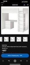 IKEA Smastad Loft Bed with