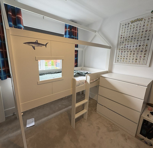 Children loft bed frame - loft,