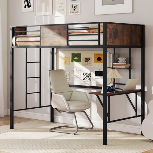 Single size loft bed frame - size,